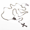 Rozenkrans Ketting Unisex - 316L Stalen Zilverkleur-Goudkleur