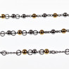 Rozenkrans Ketting Unisex - 316L Stalen Zilverkleur-Goudkleur