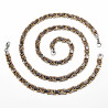 7mm Vierkant Koningsketting Heren - Stalen Goudkleur-Zilverkleur - Schakelketting