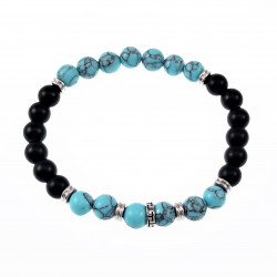 Natuursteen Kralen Armband Turquoise Magnesite Onxy Armband Unisex