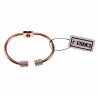 Open Bangle Armband Dames Stalen Roségoud Kleur One-Size 16 tot 17