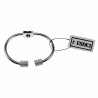 Open Bangle Armband Dames - Stalen Zilverkleur - Zirkonia - One-Size 16 tot 17