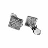 Clip-on Oorbellen met Strass - Ruit Oorclips - Oorbellen Dames