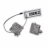 Clip-on Oorbellen met Strass - Ruit Oorclips - Oorbellen Dames