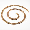 60cm x 9mm Ketting Heren - Cubaanse-Stijl - Verguld Roestvrij Stalen