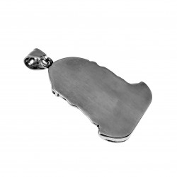 Jesus Hanger Heren Stalen Zilver Kleur Hoofdhanger Geliefde Jezus