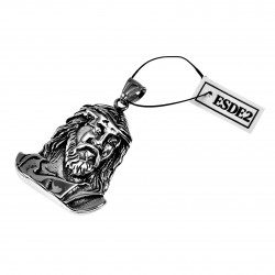 Jesus Hanger Heren Stalen Zilver Kleur Hoofdhanger Geliefde Jezus