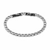 17cm tot 20cm x 4mm Armband Dames - RVS -Tennisarmband met Zirkonias