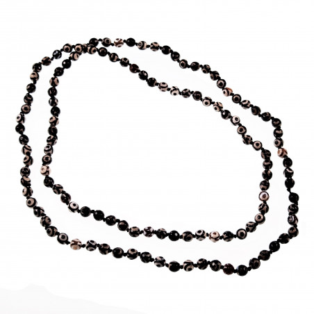 6mm Dzi Kralenketting Tibetaanse Agaat Steen Natuursteen Boze Oog