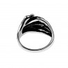 Ring Heren - Hand Skelet Design - Roestvrij Stalen Zilverkleur