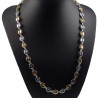 60cm x 9mm Koffieboon Ketting Unisex - Stalen Goudkleur-Zilverkleur - Schakelketting