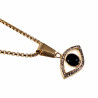 Turks Ooghanger Unisex  Verguld RVS Oog Van Horus Bescherming Hanger