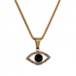 Turks Ooghanger Unisex  Verguld RVS Oog Van Horus Bescherming Hanger
