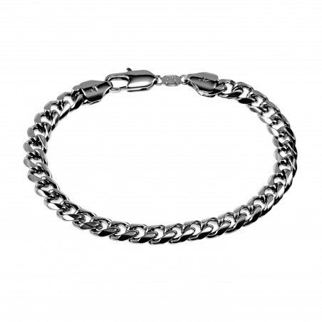 21cm x 7mm Cubaanse Armband Dames Heren Gerhodineerd Schakelarmband