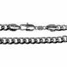 21cm x 7mm Cubaanse Armband Dames Heren Gerhodineerd Schakelarmband