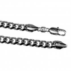 21cm x 7mm Cubaanse Armband Dames Heren Gerhodineerd Schakelarmband