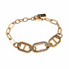 Armband Dames - Stalen Goud Kleur - Geometrische Schakelsarmband