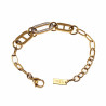 Armband Dames - Stalen Goud Kleur - Geometrische Schakelsarmband
