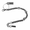 Armband Dames Stalen Kubus Design Vierkante Schakelsarmband