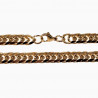 60cm x 8,5mm Ketting Heren - Cubaanse-Stijl - Verguld Roestvrij Staal