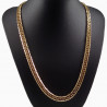 60cm x 8,5mm Ketting Heren - Cubaanse-Stijl - Verguld Roestvrij Staal