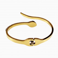 Slangen Design Armband - Stalen Goud Kleur - Bangle Armband Dames