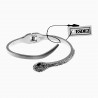 Slangen Design Armband - Stalen Zilver Kleur - Bangle Armband Dames
