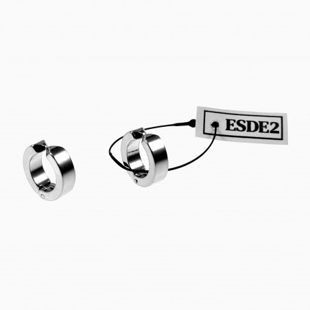 ∅13mm Clip Oorringen Unisex - Roestvrij Stalen Zilver Kleur- Oorbellen