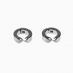 ∅13mm Clip Oorringen Unisex - Roestvrij Stalen Zilver Kleur- Oorbellen