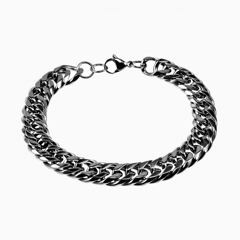 22-23,5cm x 12mm Cubaanse Armband Heren - RVS Schakelsarmband 22-23,5cm x 12mm Cubaanse Armband Heren - RVS Schakelsarmband