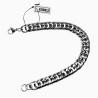 22-23,5cm x 12mm Cubaanse Armband Heren - RVS Schakelsarmband