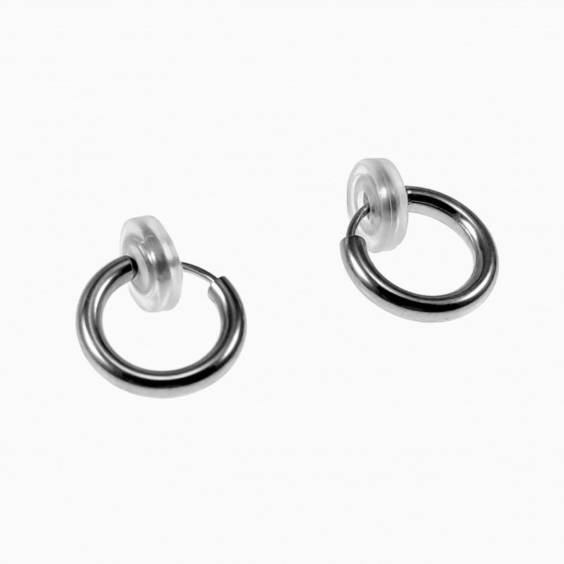 ∅12mm Clip Oorringen Unisex Roestvrij Staal Fake Oorbellen Geen Gaatje ∅12mm Clip Oorringen Unisex Roestvrij Staal Fake Oorbellen Geen Gaatje
