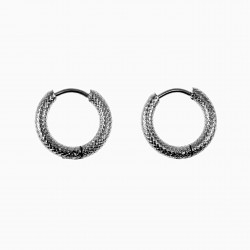 ∅15mm Oorringen Unisex Roestvrij Staal Oorbellen met Details