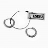 ∅15mm Oorringen Unisex Roestvrij Staal Oorbellen met Details
