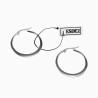 ∅30mm Oorbellen Dames Platte-Design Roestvrij Stalen Oorringen