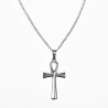 Egyptische Ankh Kruishanger Ketting Dames Heren Roestvrij Staal