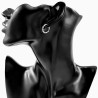 ∅17mm Gedraaide Oorringen Dames - Heren RVS Oorbellen