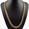 60cm x 9mm Cubaanse Ketting Unisex Verguld Stalen Schakelketting
