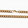 60cm x 8mm Cubaanse Ketting Unisex Vergguld Stalen Schakelketting