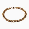 22cm x 8mm Cubaanse Armband Unisex - Vergguld Stalen - Schakelarmband