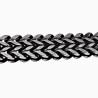 Visgraat Armband Heren - Verouderd Roestvrij Stalen - Schakelarmband met Gespsluiting