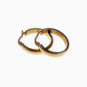 ∅24mm Oorringen Dames - RVS Verguld - Klassieke Oorbellen