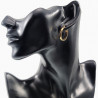∅24mm Oorringen Dames - RVS Verguld - Klassieke Oorbellen