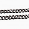 RVS - Tijgeroog Kralen Cubaanse Ketting met Doodskop Hanger Heren
