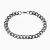 22cm x 8mm Cubaanse Armband Unisex - Roestvrij Stalen - Schakelarmband