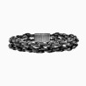 Dubbel Armband Heren - Verouderd Roestvrij Staal - Gevlochten Armband - Schakelsarmband