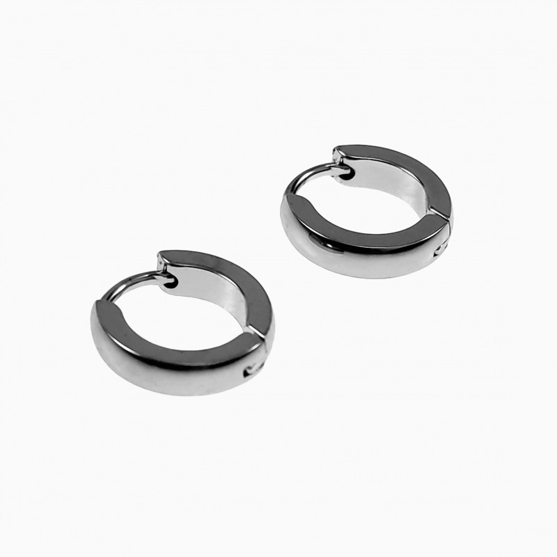 ∅13mm Oorringen Dames - Heren - Roestvrij staal - Klassiek Oorbellen Unisex