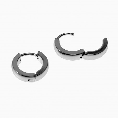 ∅13mm Oorringen Dames - Heren - Roestvrij staal - Klassiek Oorbellen Unisex