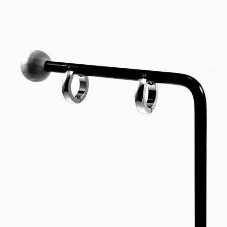 ∅13mm Oorringen Dames - Heren - Roestvrij staal - Klassiek Oorbellen Unisex