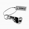 60cm x 3,5mm Jasseron-Ketting Bokshanger Unisex - Verguld Roestvrij Staal - Ketting met Bokshandschoen Hanger - Dames - Heren